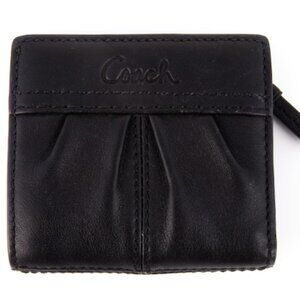Coach Black Leather Wallet - Coin Purse